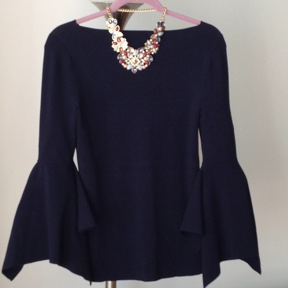 ❤️ Banana Republic - Handkerchief Sleeves Top - Picture 1 of 7